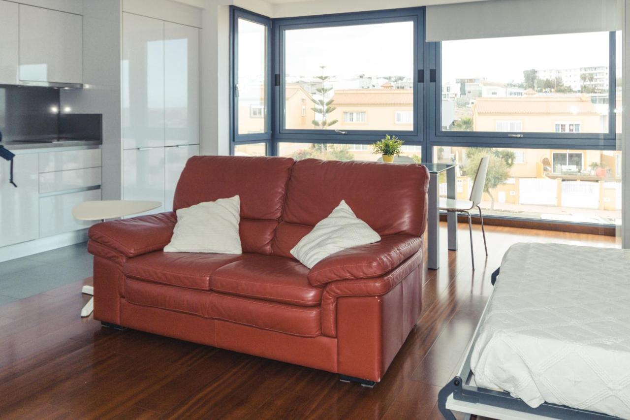 Melenara Beach Avenue Apt Shared Terrace Bagian luar foto