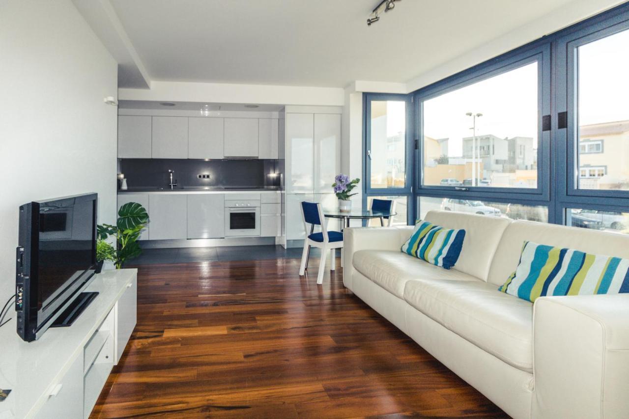 Melenara Beach Avenue Apt Shared Terrace Bagian luar foto