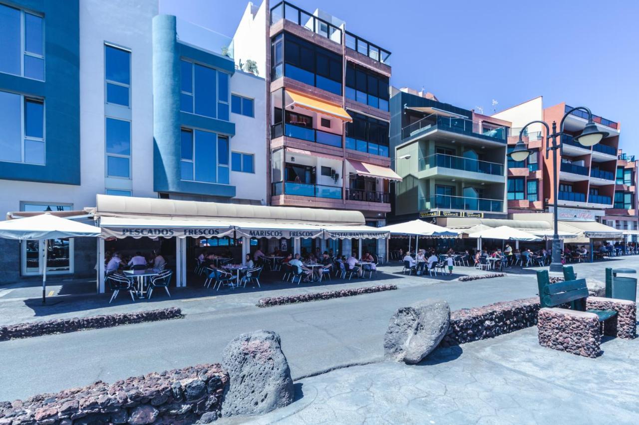 Melenara Beach Avenue Apt Shared Terrace Bagian luar foto